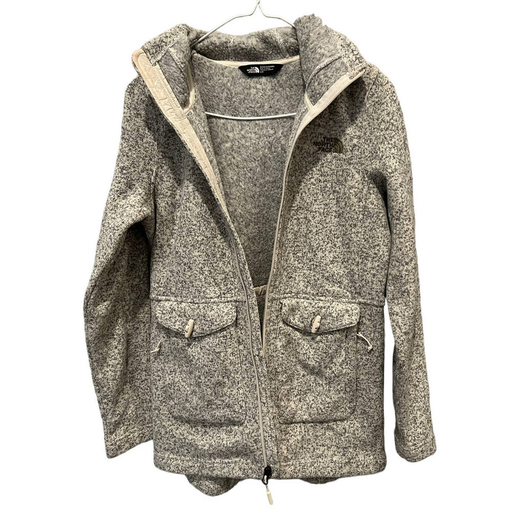 The North Face Crescent Hooded Fleece Parka (S) - Picture 4 of 9